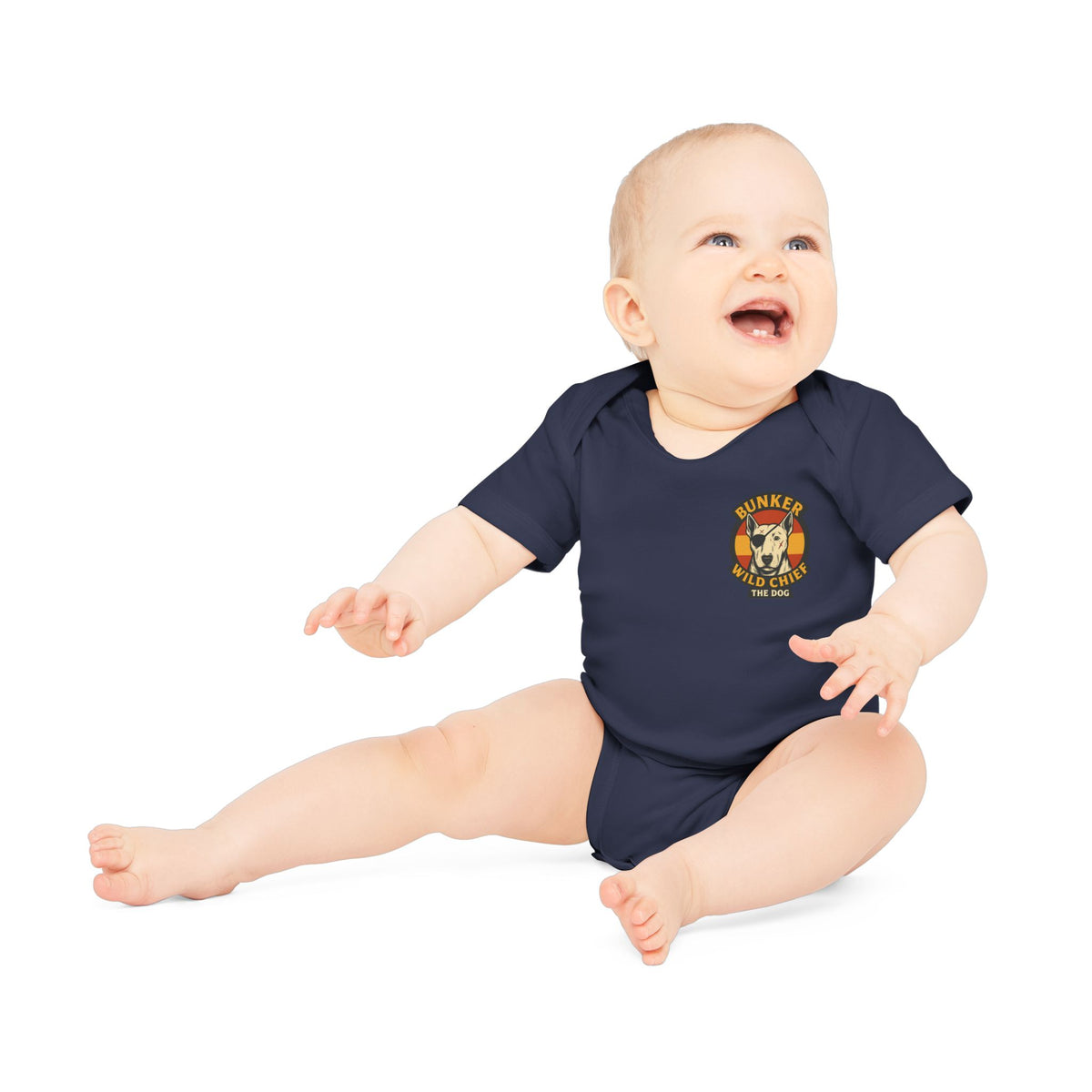 Organic Baby Bunker WC Spanish Flag Bodysuit BL02