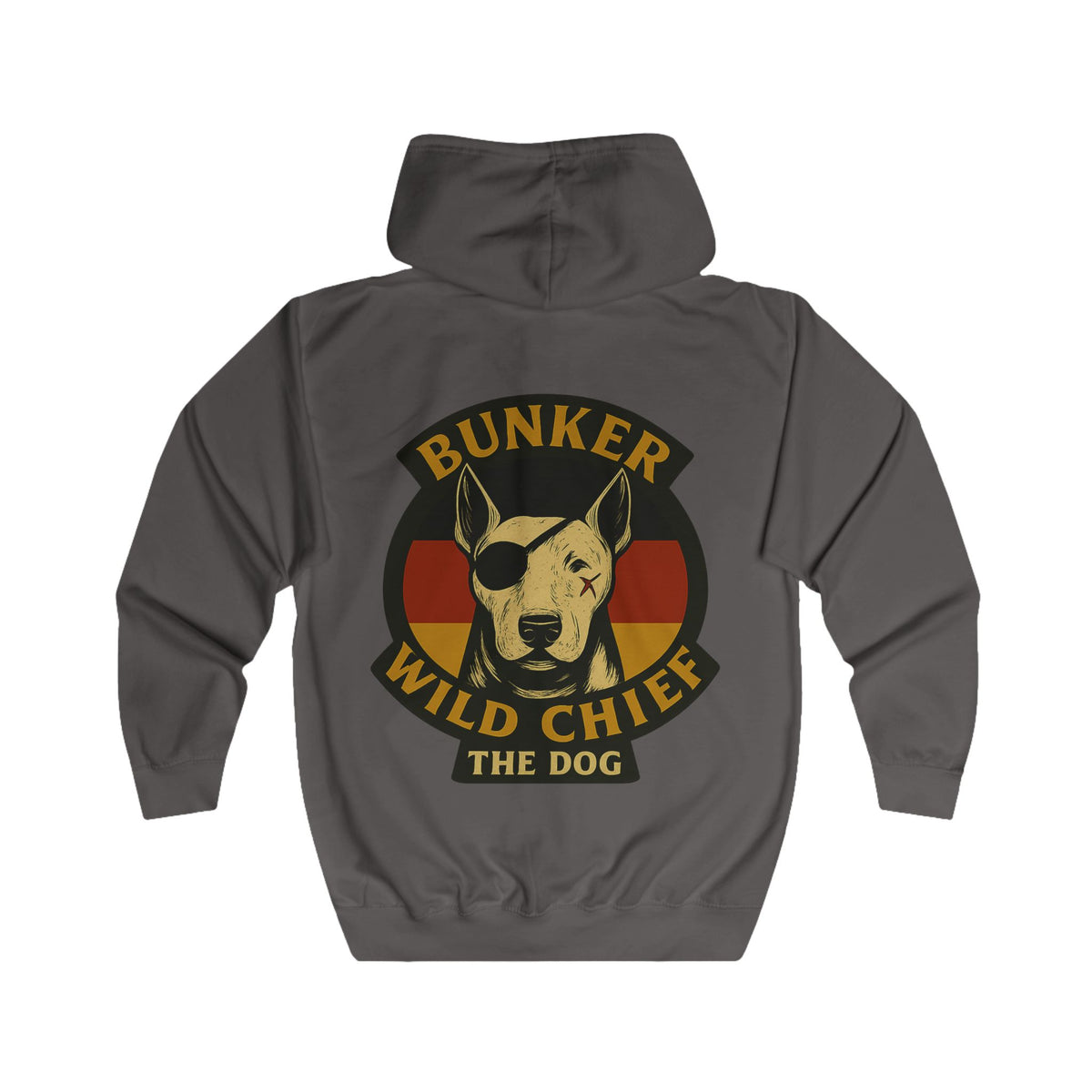 Bunker WC German Flag Unisex Full Zip Hoodie, BL02