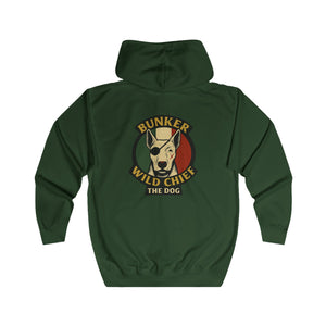 Bunker WC Italian Flag Unisex Full Zip Hoodie, BL02