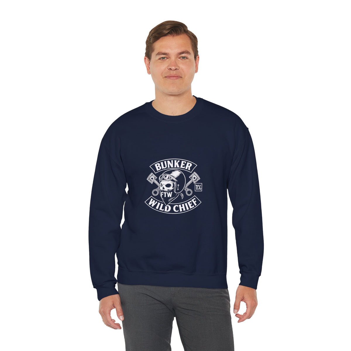 Bunker WC Helmet Unisex Crewneck Sweatshirt WL02