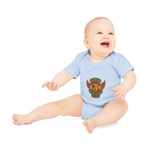 Organic Baby Bunker WC Spanish Flag Bodysuit BL02
