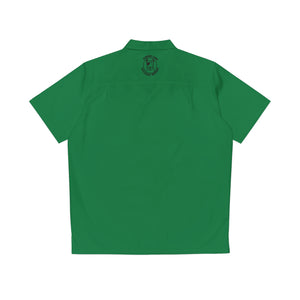 Summer Camp Exclusive Member Men's Hawaiian Green Shirt BL