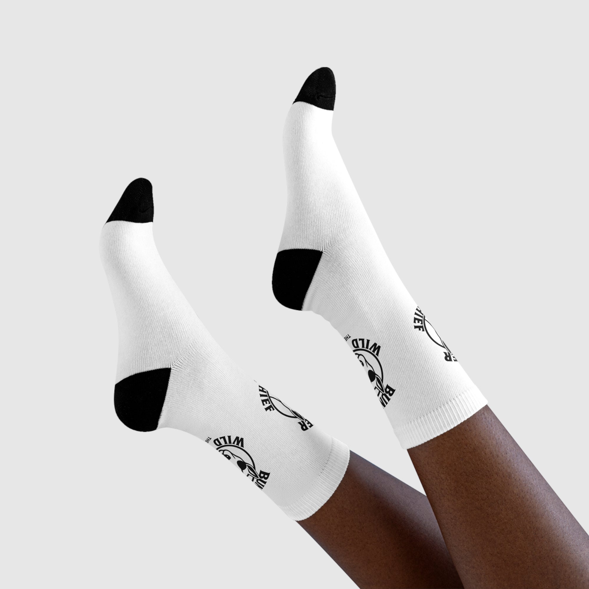 Bunker WC White Crew Socks BL02