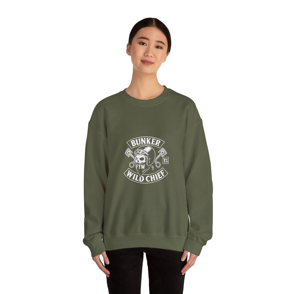 Bunker WC Helmet Unisex Crewneck Sweatshirt WL02