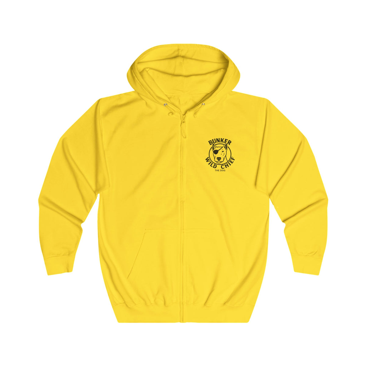 Bunker WC Unisex Full Zip Hoodie, BL02