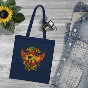 Organic Bunker WC Spanish Flag Cotton Tote Bag BL02