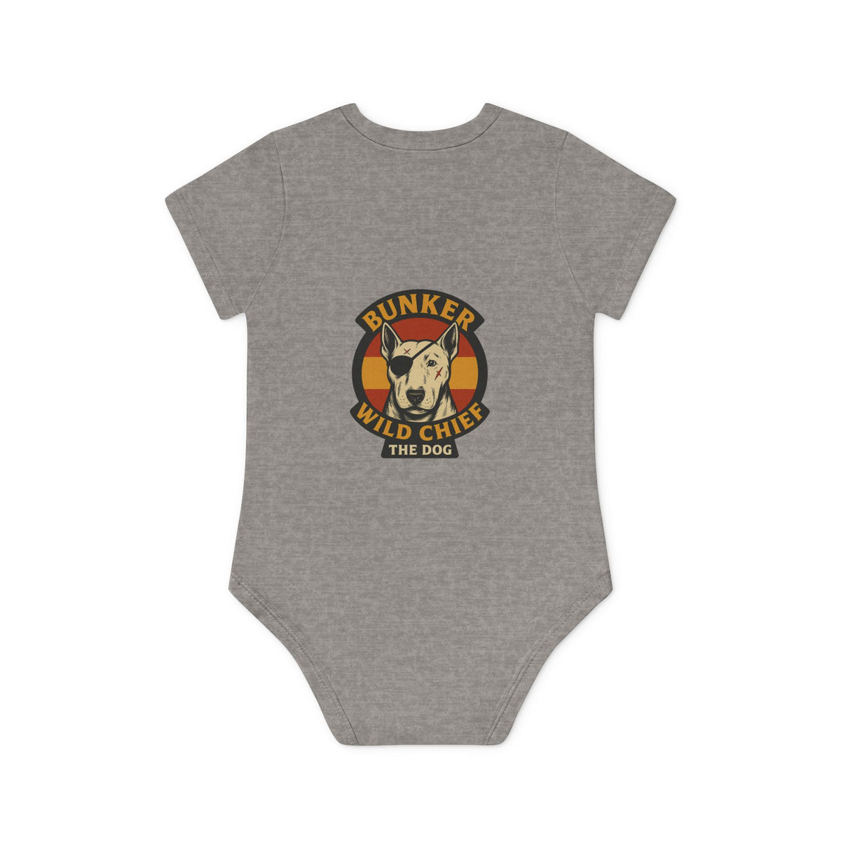 Organic Baby Bunker WC Spanish Flag Bodysuit BL02