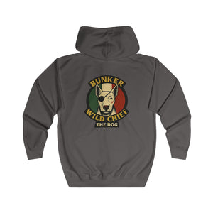 Bunker WC Italian Flag Unisex Full Zip Hoodie, BL02