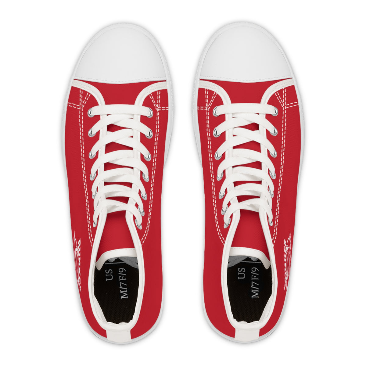 Bunker WC Red Women's High Top Sneakers WL02