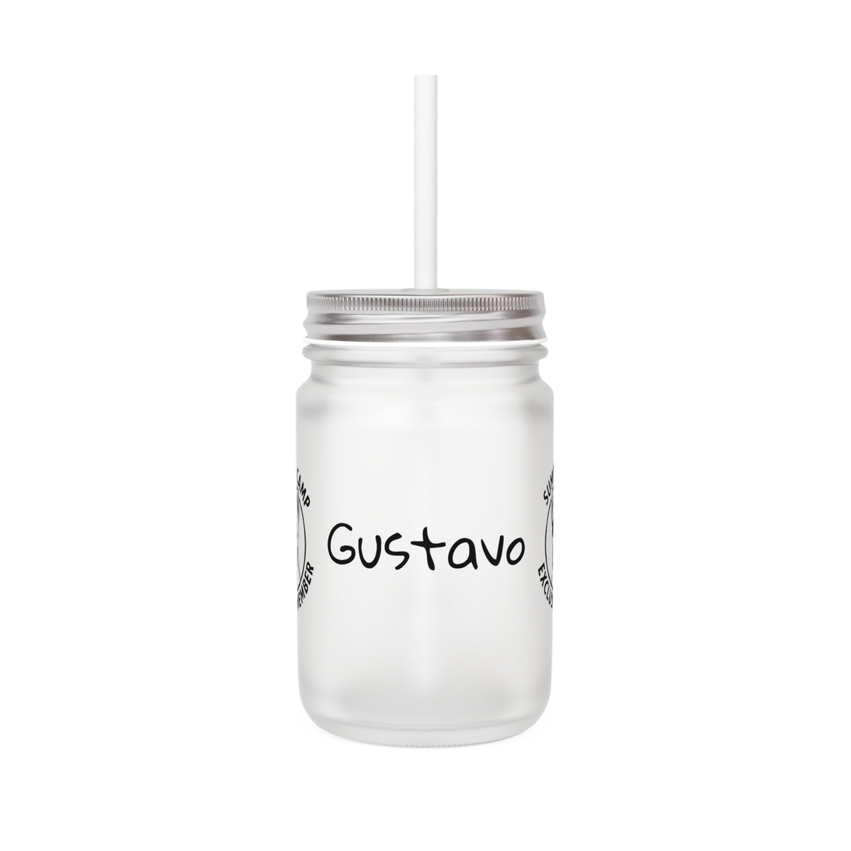 Gustavo Summer Camp Exclusive Member Drinking Glass Jar