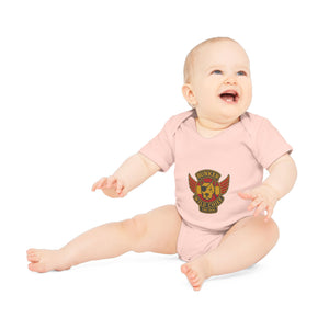 Organic Baby Bunker WC Spanish Flag Bodysuit BL02