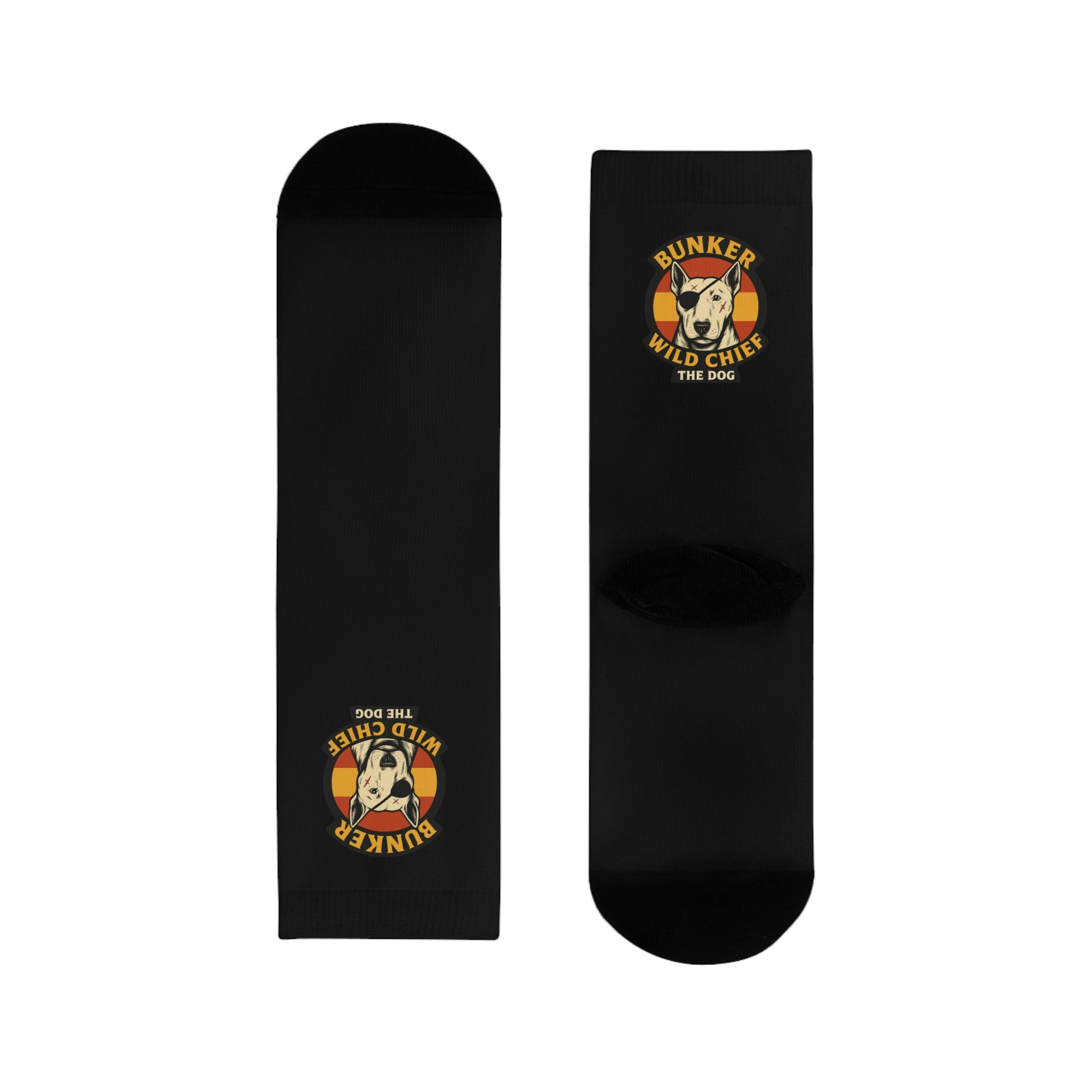 Bunker WC Spanish Flag Black Socks BL