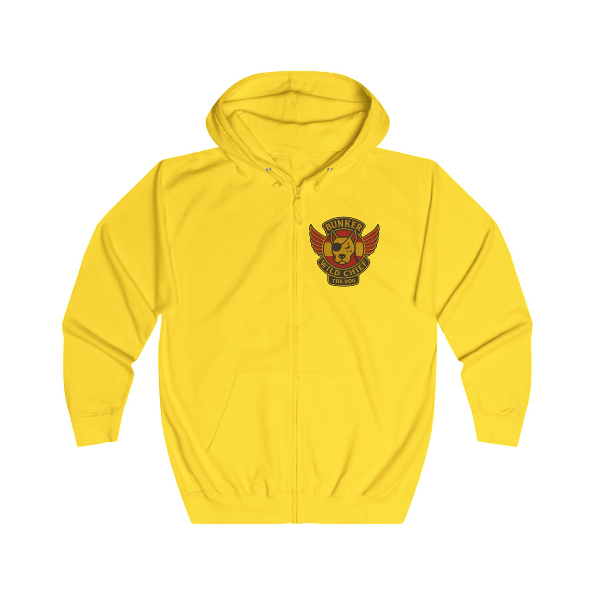 Bunker WC Spanish Flag Unisex Full Zip Hoodie, BL02