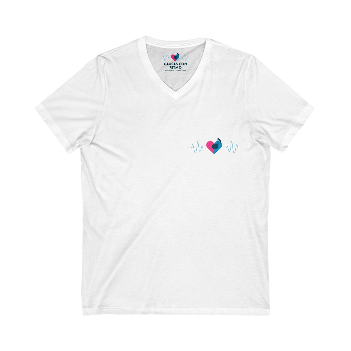 Causas con Ritmo Unisex V-Neck T-Shirt FSL&BBL