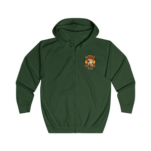 Bunker WC Spanish Flag Unisex Full Zip Hoodie, BL02