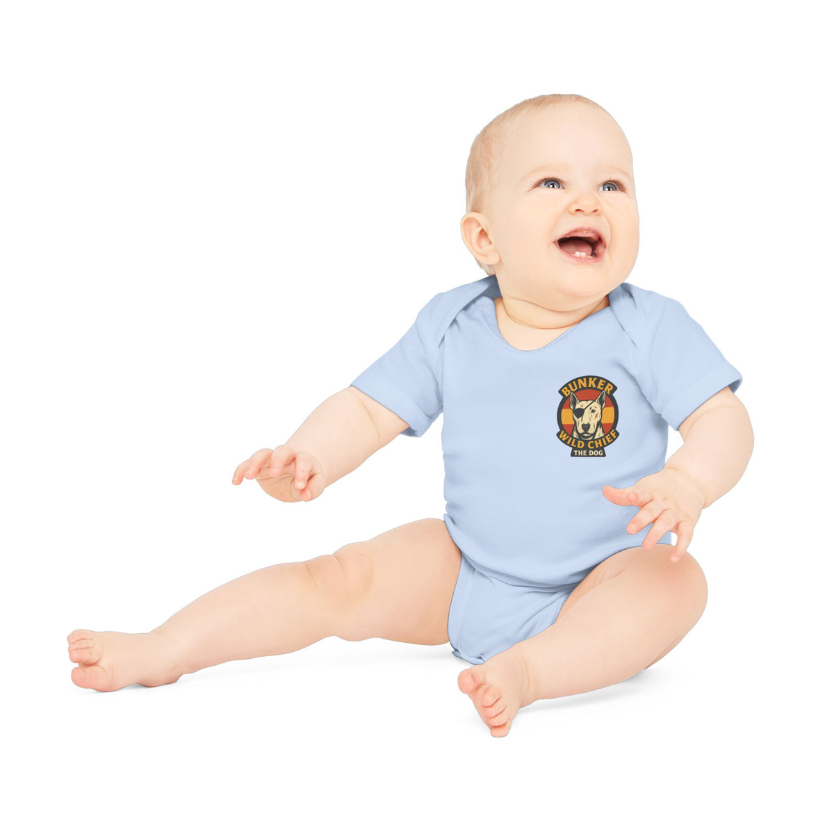 Organic Baby Bunker WC Spanish Flag Bodysuit BL02