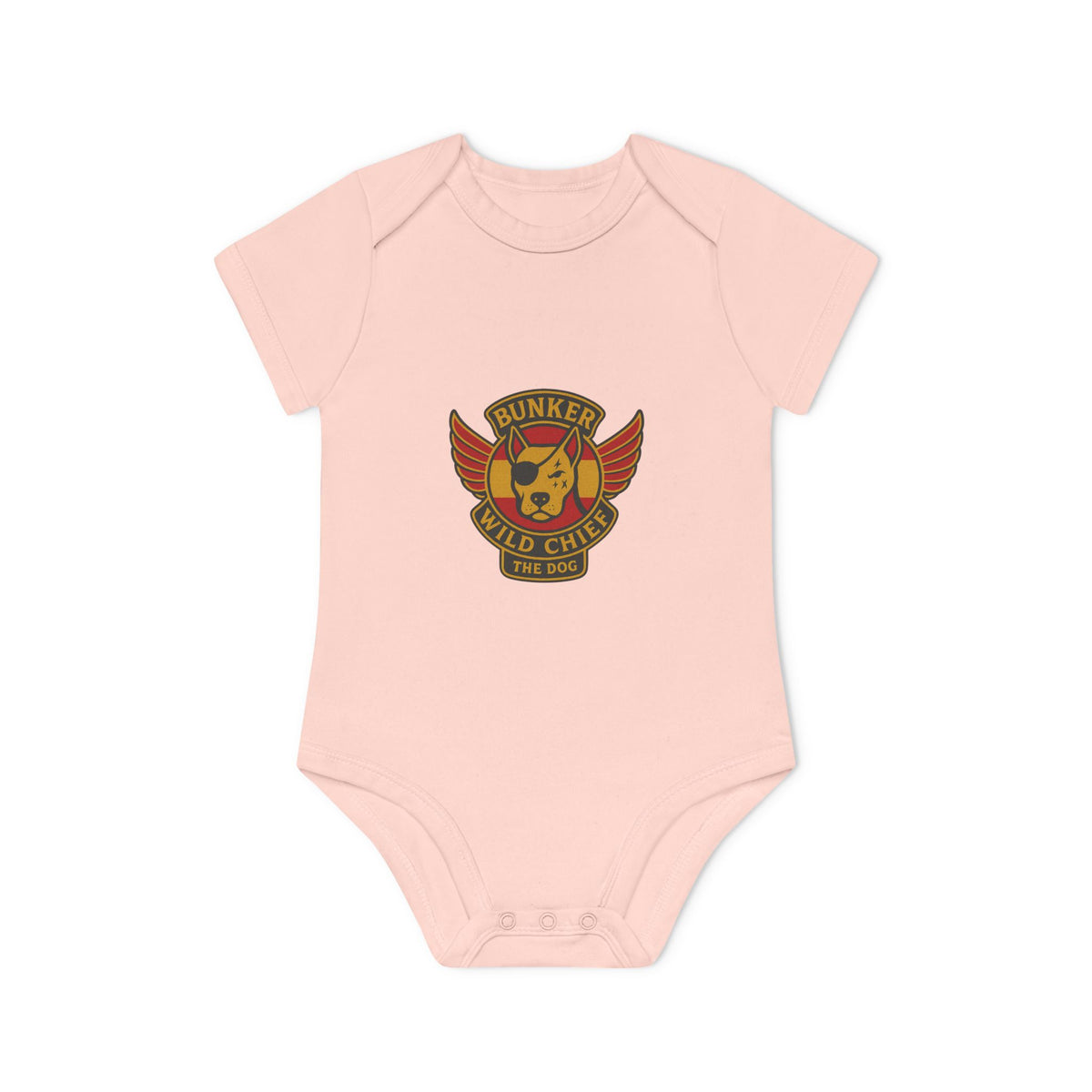 Organic Baby Bunker WC Spanish Flag Bodysuit BL02