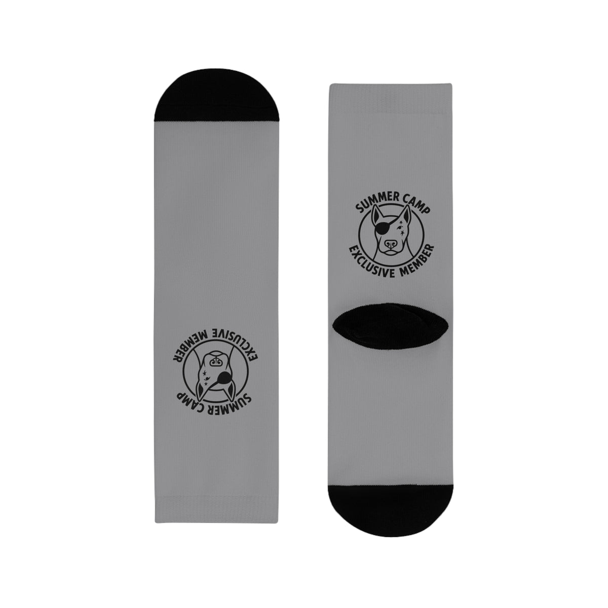 Summer Camp Exclusive Members Gray Socks BL