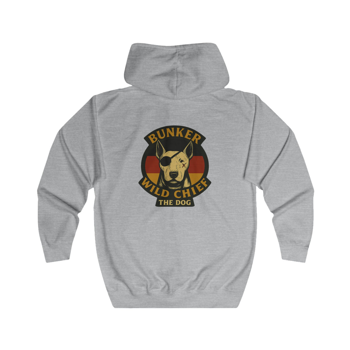 Bunker WC German Flag Unisex Full Zip Hoodie, BL02