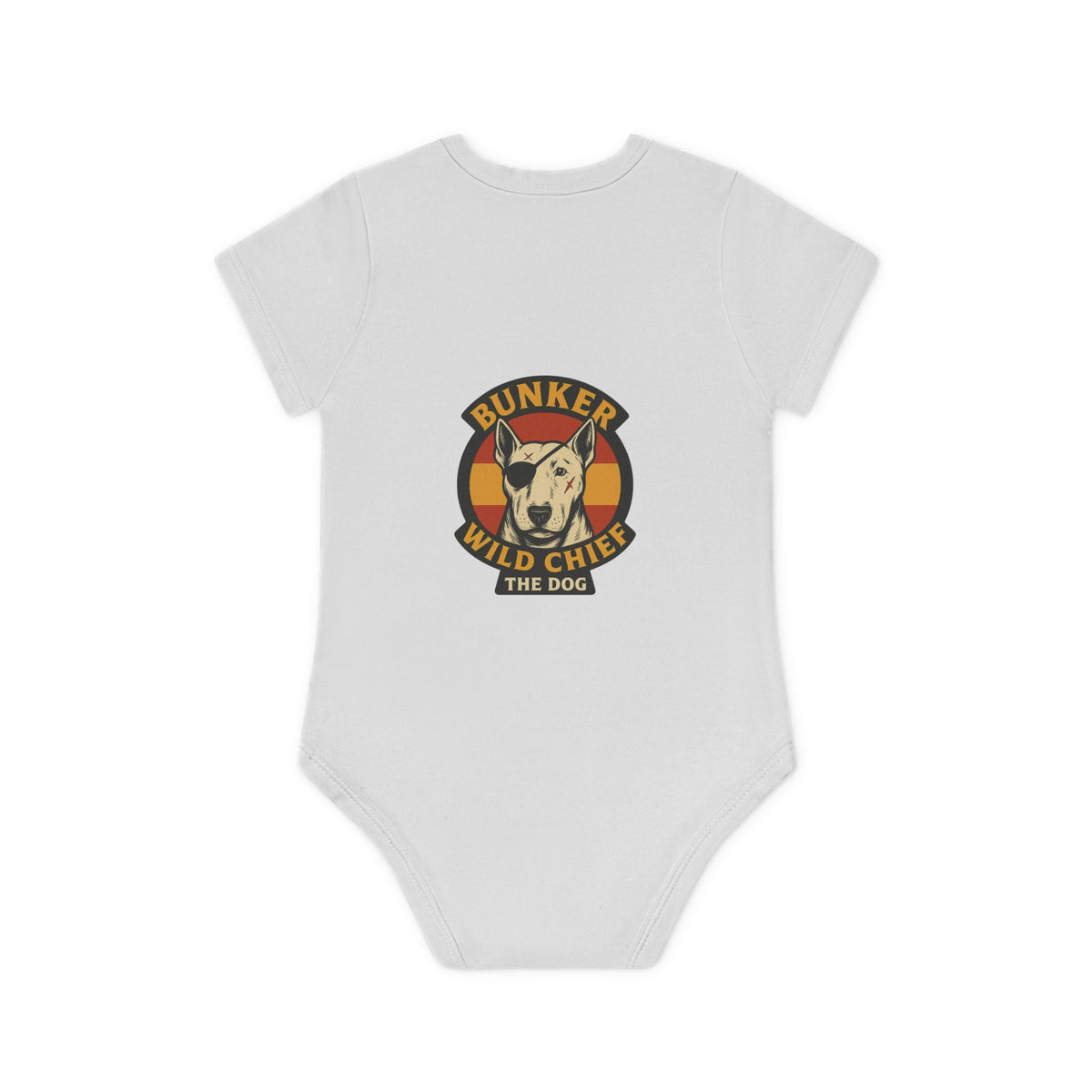 Organic Baby Bunker WC Spanish Flag Bodysuit BL02