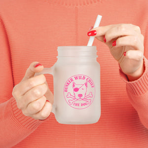 Bunker WC Frosted Mason Jar Cup PL02