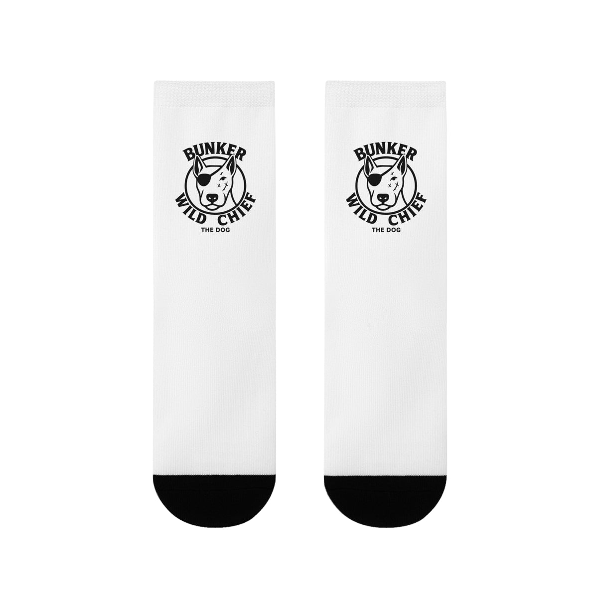 Bunker WC White Crew Socks BL02