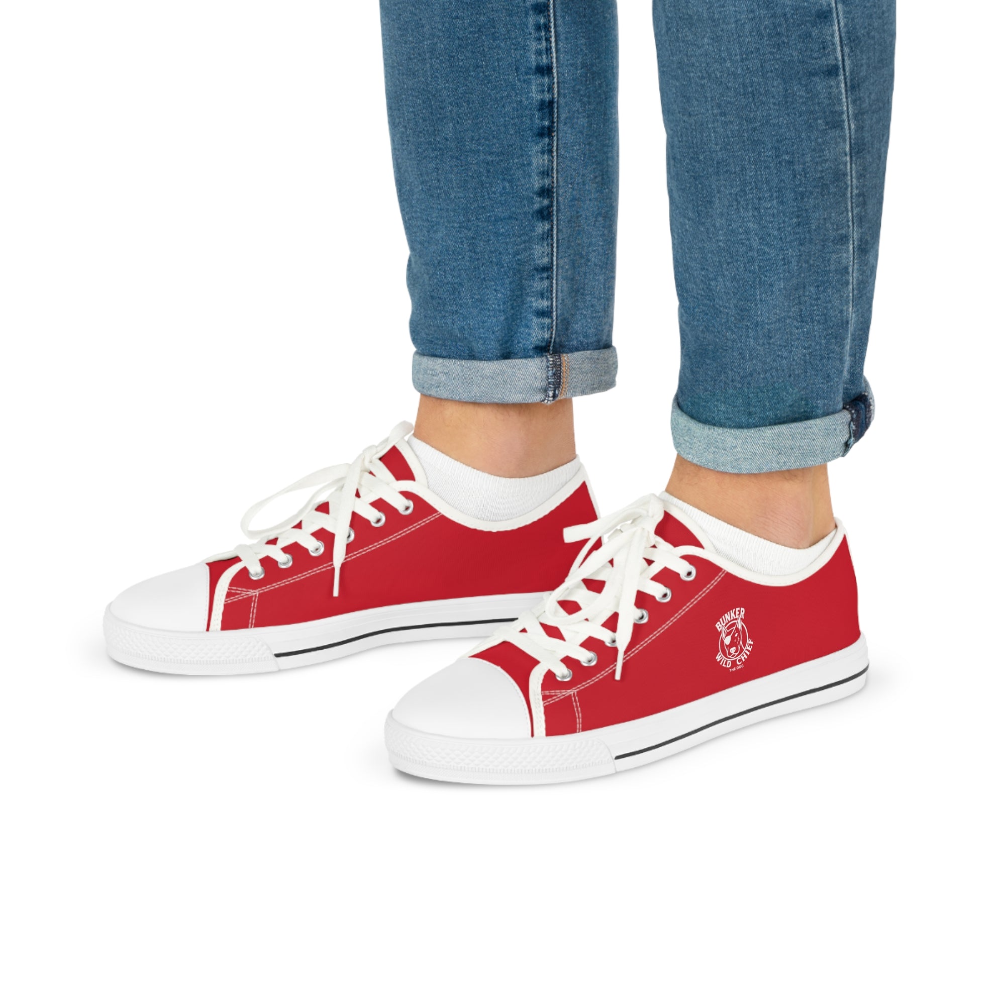 Bunker WC Red Low Top Sneakers WL02