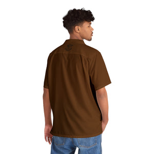 Summer Camp Exclusive Member Men's Hawaiian Brown Shirt BL