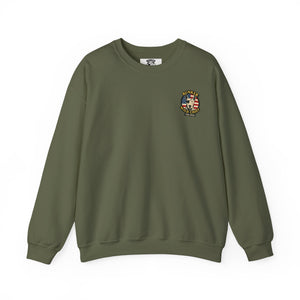 Bunker WC USA Flag Unisex Crewneck Sweatshirt BL02