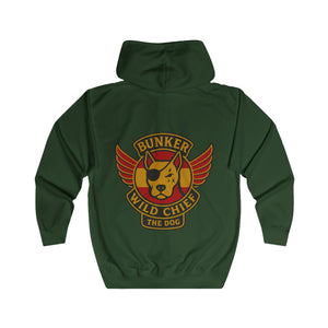 Bunker WC Spanish Flag Unisex Full Zip Hoodie, BL02