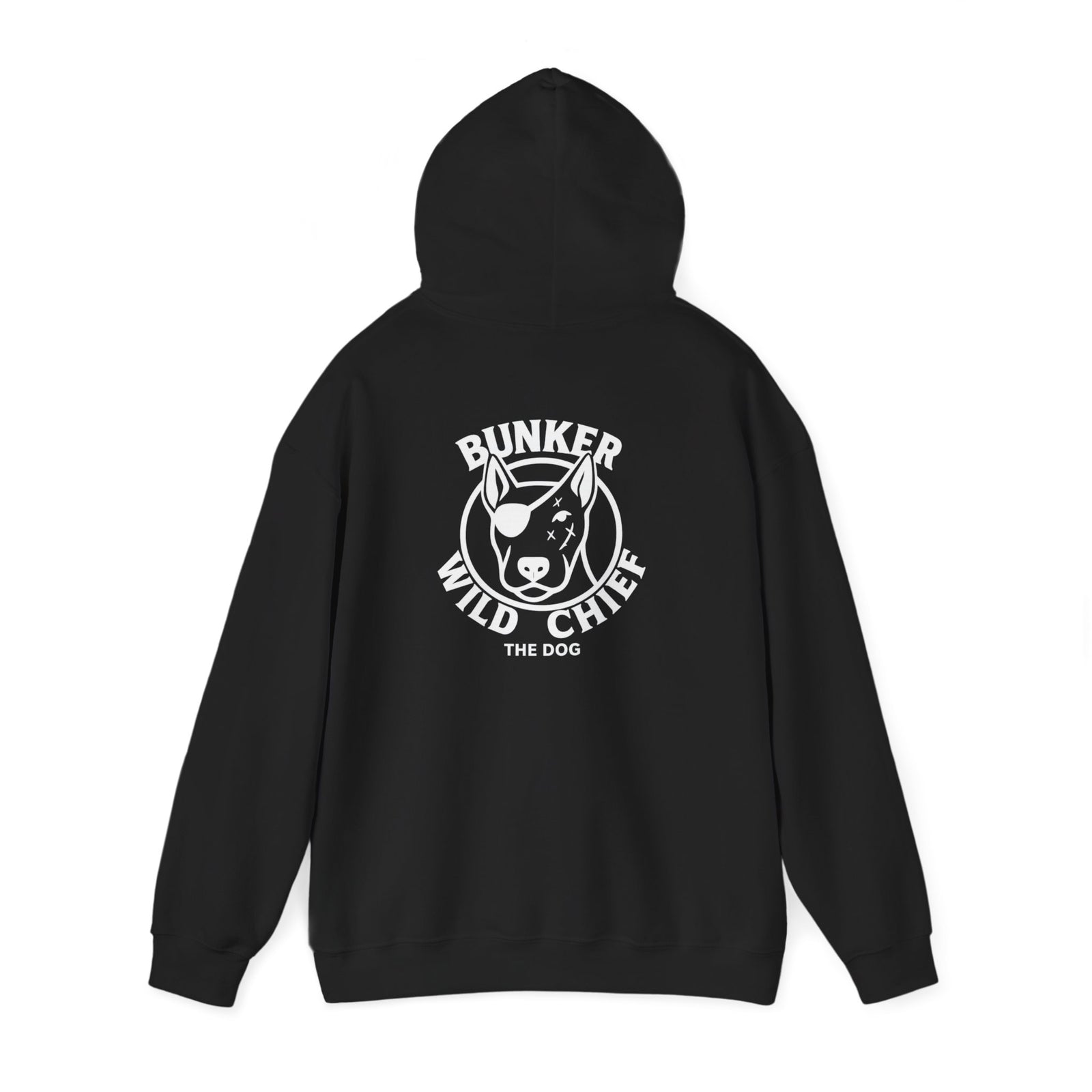 Bunker WC Black Hoodie, Sweatshirt WL02