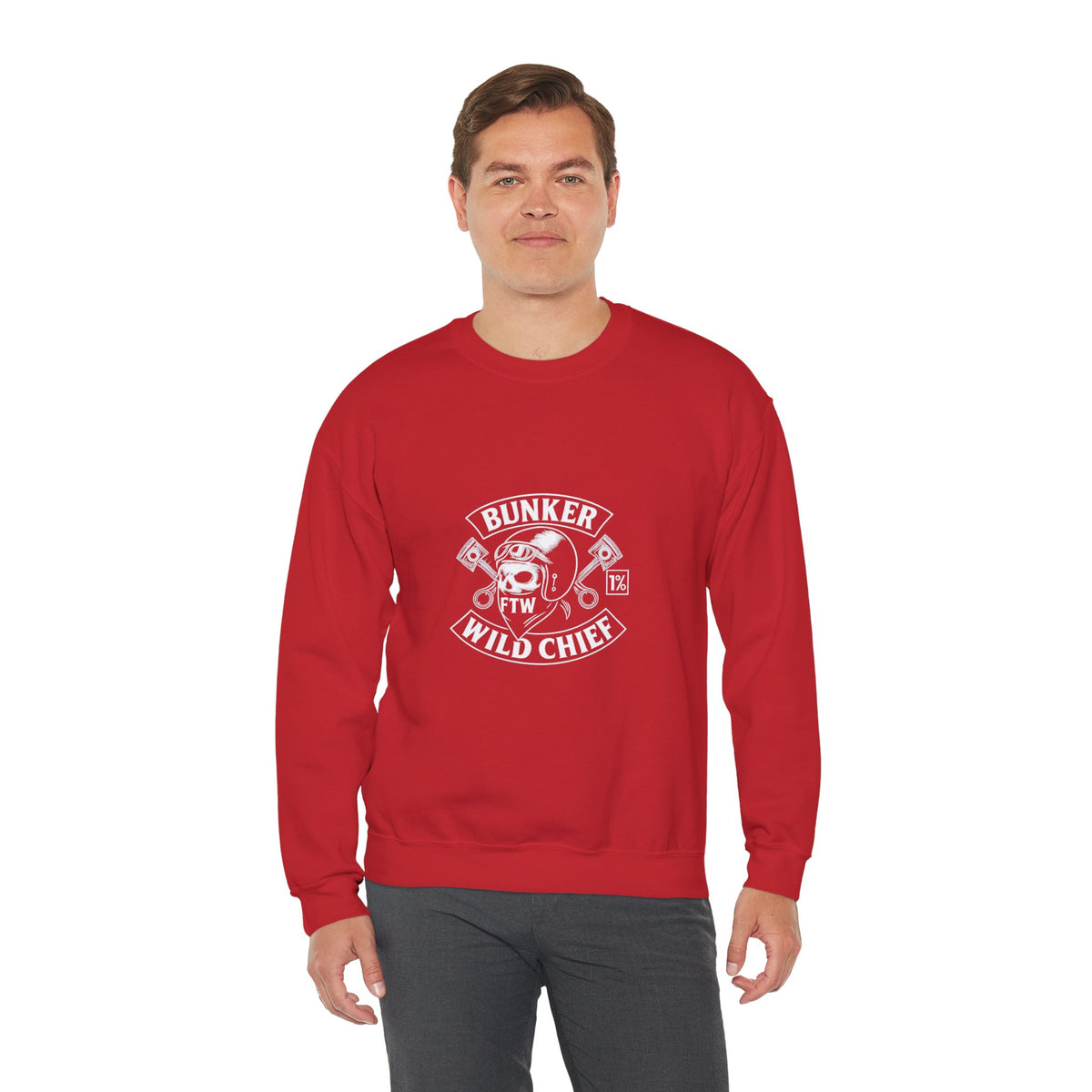 Bunker WC Helmet Unisex Crewneck Sweatshirt WL02
