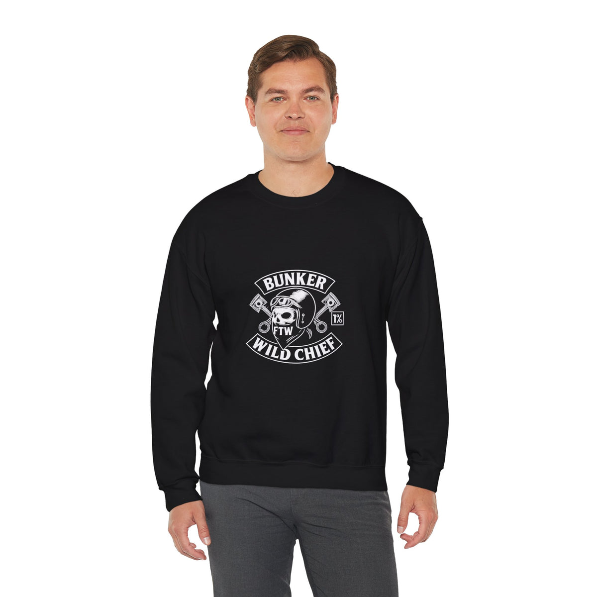 Bunker WC Helmet Unisex Crewneck Sweatshirt WL02