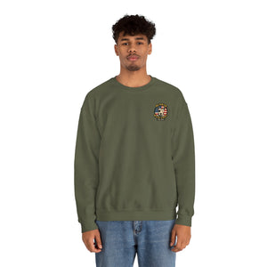 Bunker WC USA Flag Unisex Crewneck Sweatshirt BL02