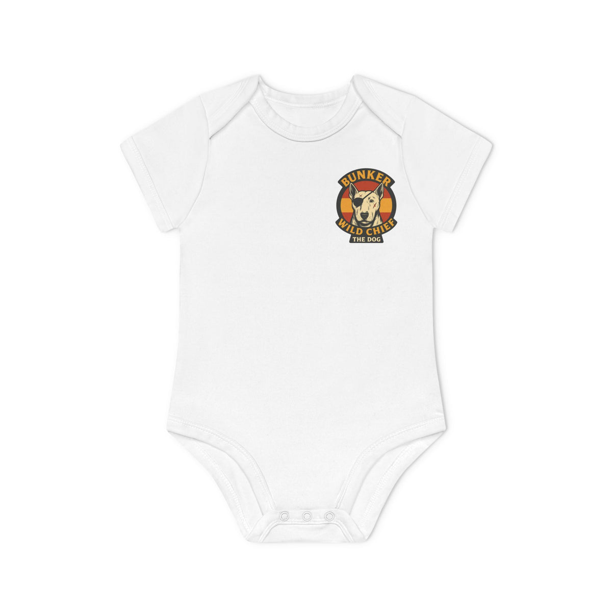 Organic Baby Bunker WC Spanish Flag Bodysuit BL02