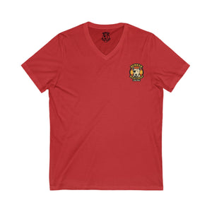 Bunker WC Spanish Flag Unisex V-Neck T-Shirt WL02