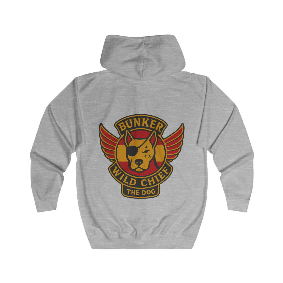 Bunker WC Spanish Flag Unisex Full Zip Hoodie, BL02