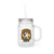 Bunker Spanish Flag Drinking Glass Jar