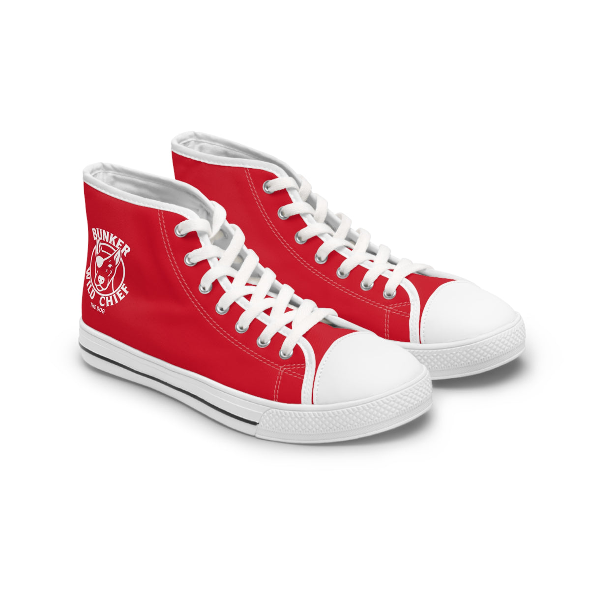 Bunker WC Red Women's High Top Sneakers WL02