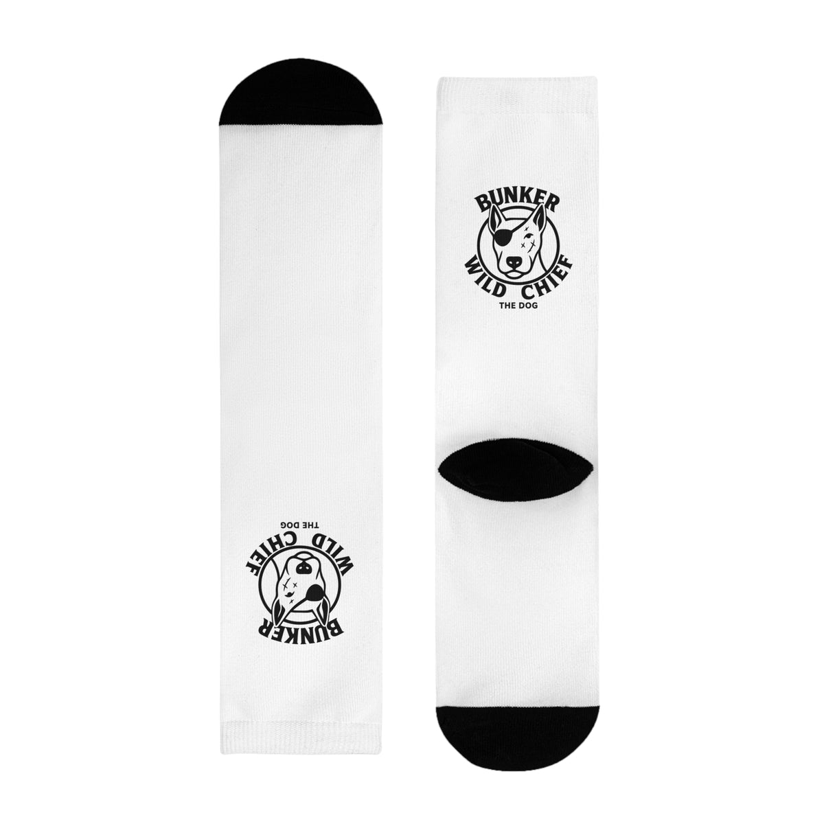 Bunker WC White Crew Socks BL02
