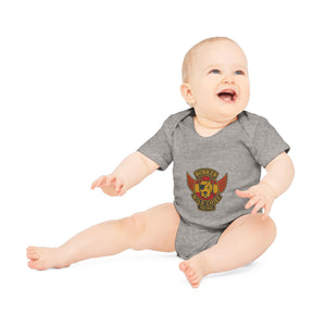 Organic Baby Bunker WC Spanish Flag Bodysuit BL02