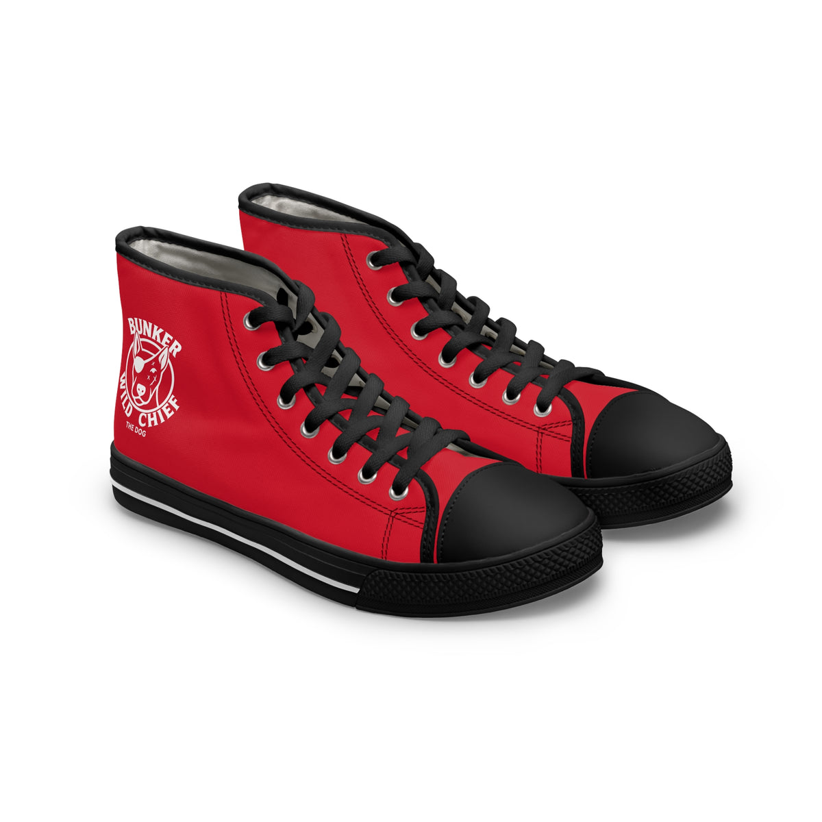 Bunker WC Red Women's High Top Sneakers WL02