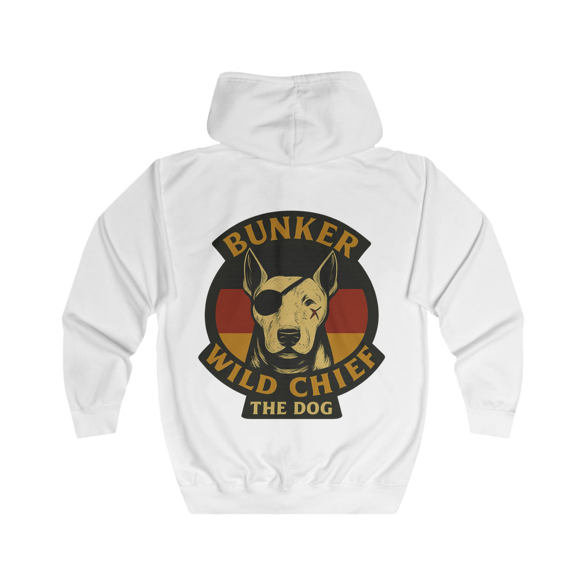 Bunker WC German Flag Unisex Full Zip Hoodie, BL02
