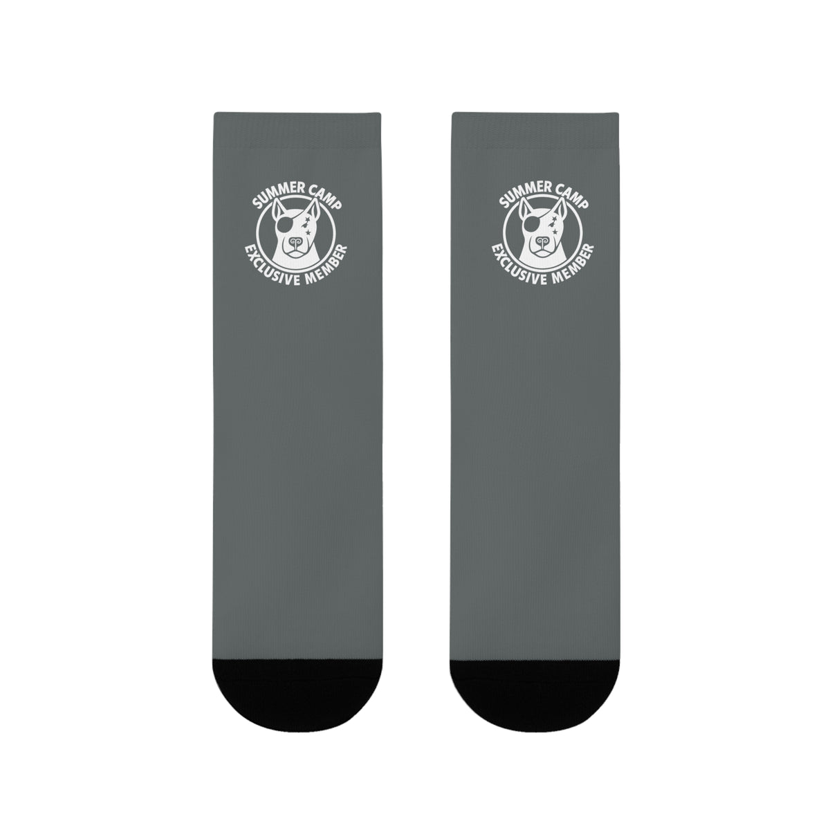 Summer Camp Exclusive Members Dark Gray Socks BL
