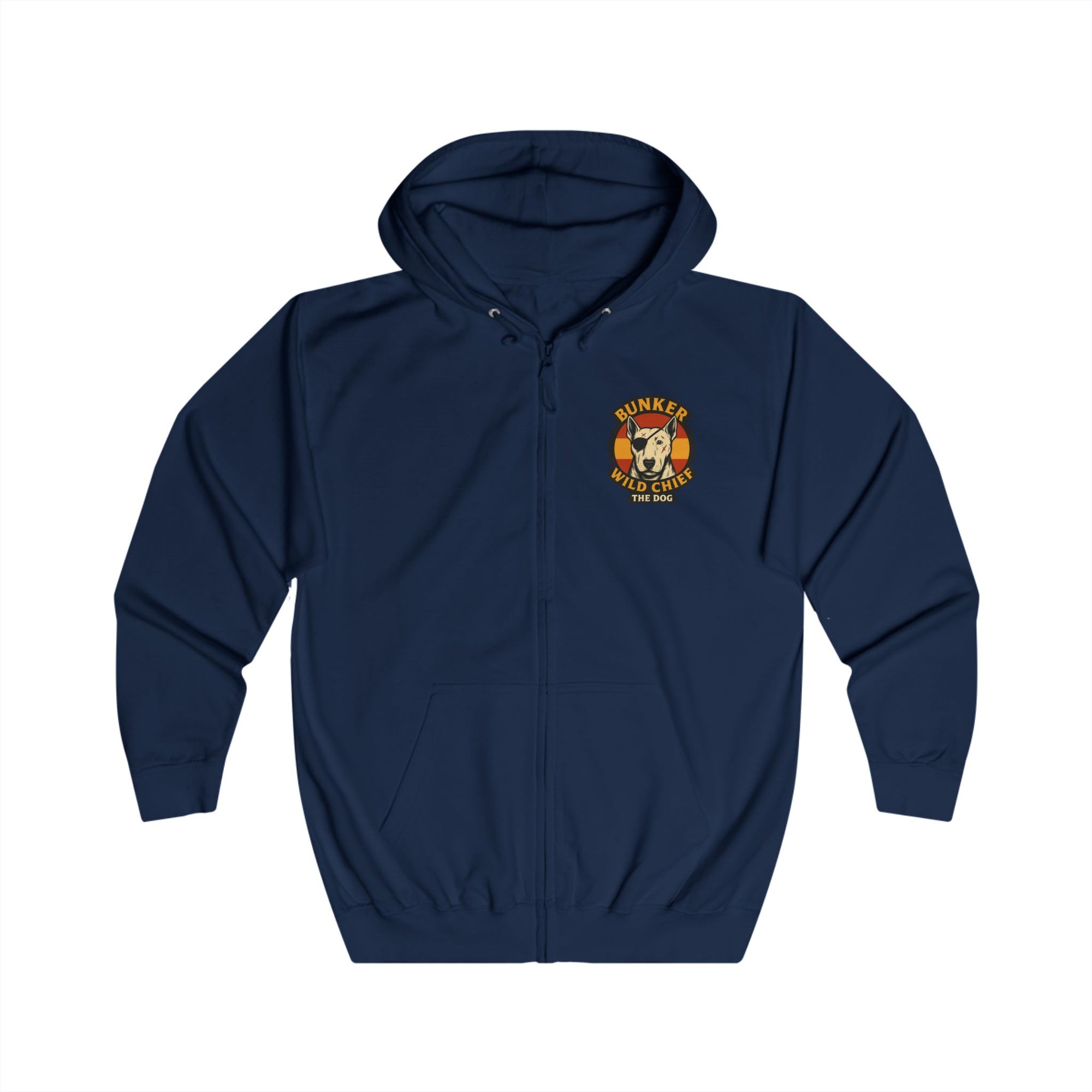 Bunker WC Spanish Flag Unisex Full Zip Hoodie, BL02