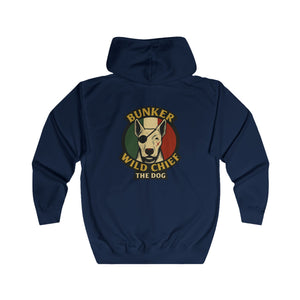 Bunker WC Italian Flag Unisex Full Zip Hoodie, BL02
