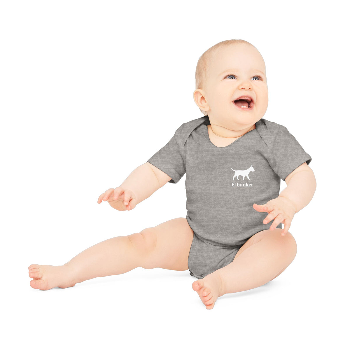 Organic Baby The Bunker WC Bodysuit B&WL02